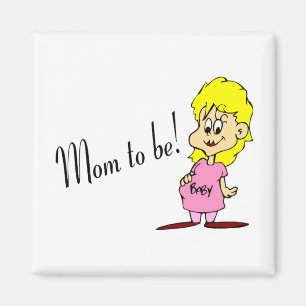 Mamma som är (gravid kvinna) magnet