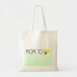 Mamma som är, gullig humlagrönt/gult tygkasse
