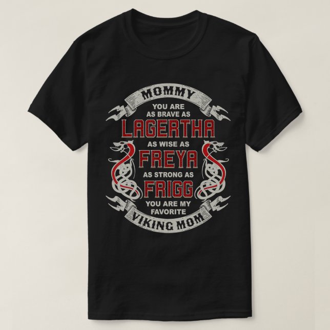 Mamma som du är min favorit när du tittar på Mamma T Shirt (Design framsida)