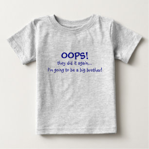 Mamma som har a Baby-Big Brother T-shirt