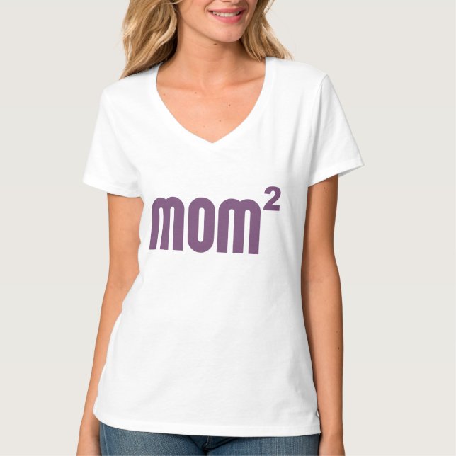 Mamma som Mom2 Exponentially kvadreras Tröja (Framsida)