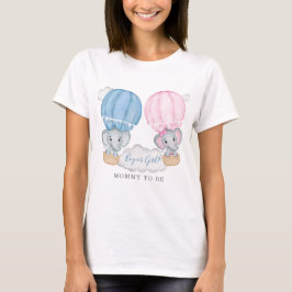 Mamma som ska vara elefant-babyskor t shirt