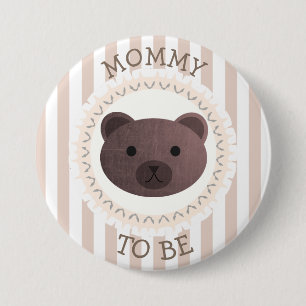 Mamma som ska vara knapp Bear Woodlands Themme