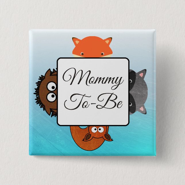 Mamma som ska vara knapp Fox Woodlands Theme (Framsida)