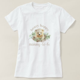 Mamma som ska vara Mamma babyskor Gravid T Shirt