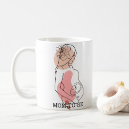 Mamma som ska vara Personlig LineArt Boho Mugg