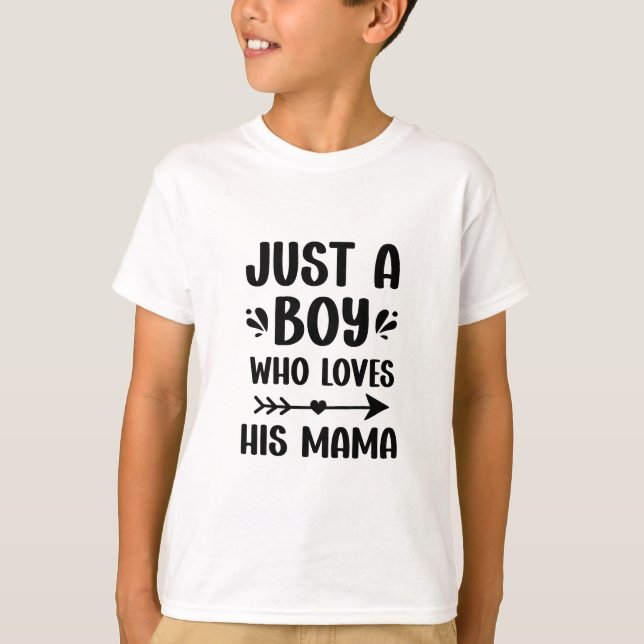 Mamma son matchningsutrustning Mors dag Gift T Shirt (Framsida)