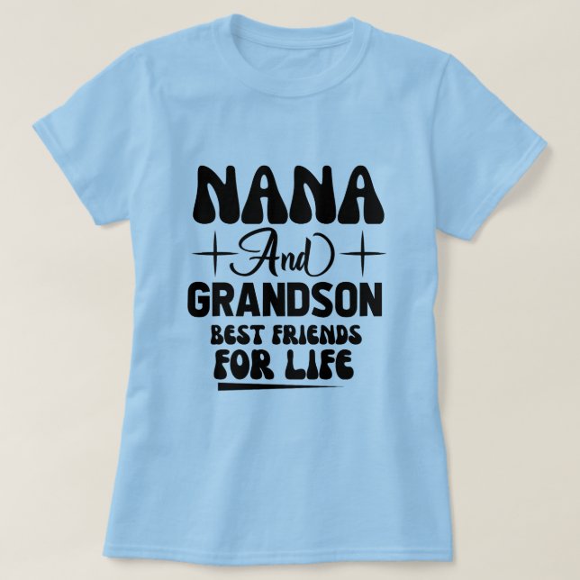 Mamma sonson bästa vänner livets konst t shirt (Design framsida)