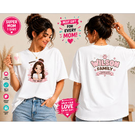 Mamma - Söt T-shirt design för familjen