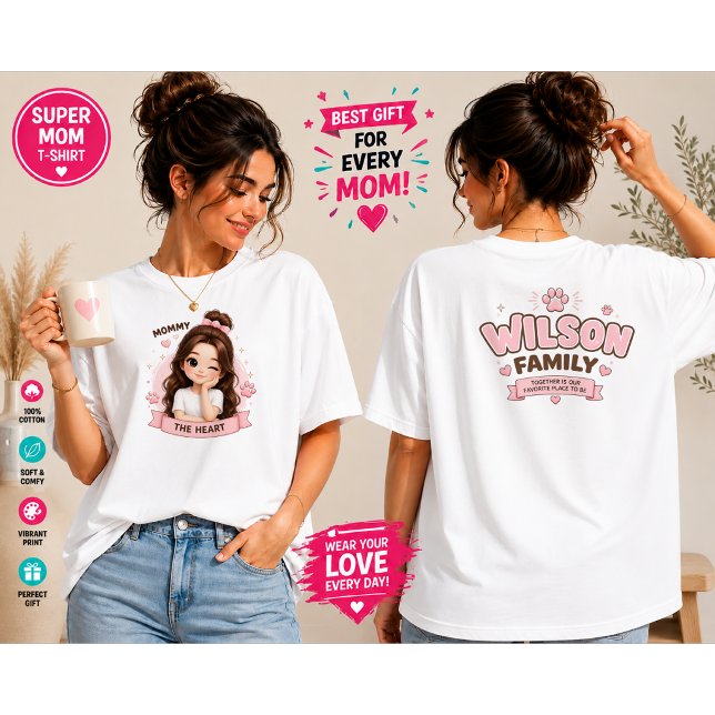 Mamma - Söt T-shirt design för familjen (Skapare uppladdad)