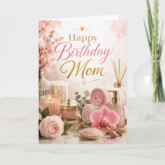 Mamma Spa Födelsedag Kort