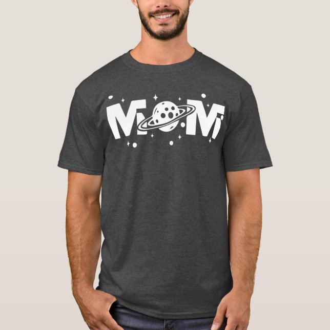 Mamma Space Astronaut Mamma Mamma Momlife Mors dag T Shirt (Framsida)