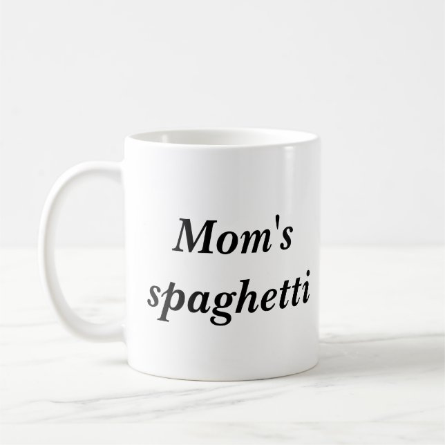 Mamma spagetti kaffemugg (Vänster)