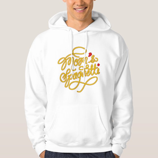 Mamma Spaghetti Hoodie (Framsida)