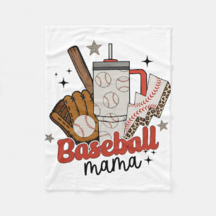 Mamma Speldagen Vibes Mors dag Women Baseball Mamm Fleecefilt