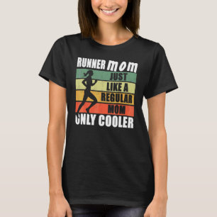 Mamma Springar Maraton Mammar Löpare Mamma Precis T Shirt