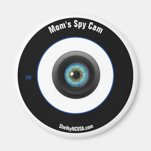 Mamma Spy Cam Fridge Magnet (Framsidan)