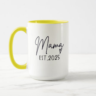 Mamma st 2025 , Personlig, Mamma Mugg, Anpassnings Mugg