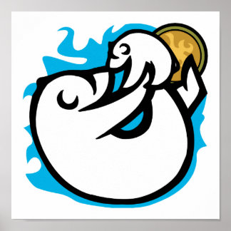 mamma&stämpel; baby polar poster