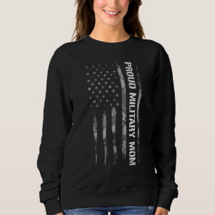 Mamma stolt militär mamma amerikanska flaggans tal t shirt