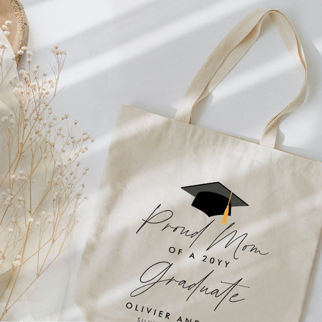 Mamma, stolt över 20YY student-skript Tygkasse (Skapare uppladdad)