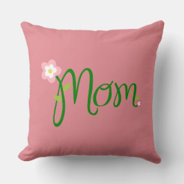 Mamma Strawberry Rosa Dekorativ kudde