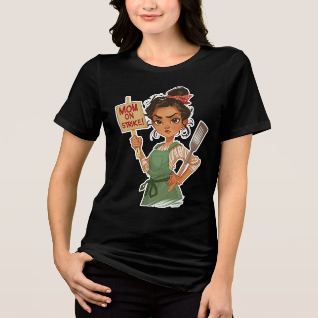 Mamma Strejkar T Shirt (Framsida)