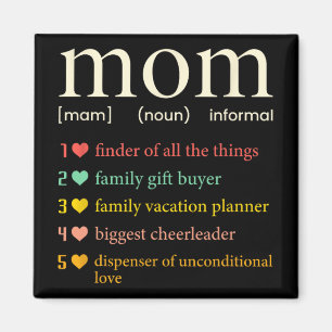 Mamma Substantiv Definition Rollig Mamma Mors Dag Magnet