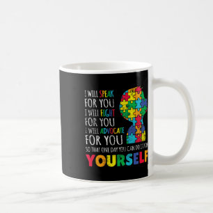 Mamma Support Autism Awareness Autistic Boy Puzz Kaffemugg