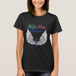 Mamma Survivor Thyroid Cancer Awareness Costume T Shirt