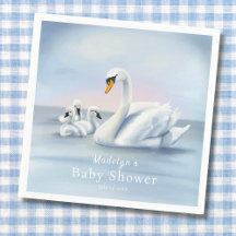 Mamma Svan Med Babys Baby Shower