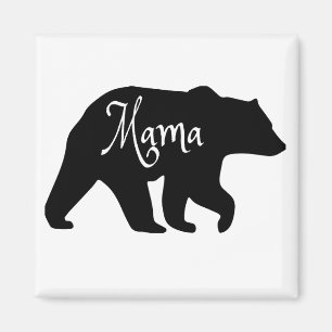 Mamma Svartvitt Magnet