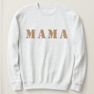 "Mamma" Svettskjorta för kvinnors besättning och N T Shirt