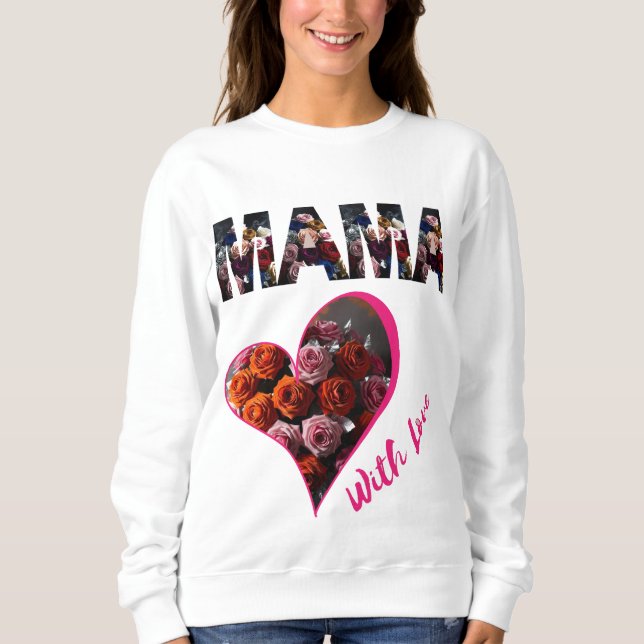 Mamma Sweatshirt T Shirt (Framsida)