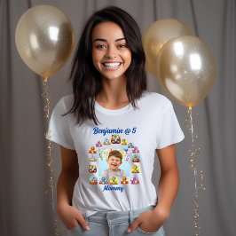 Mamma T shirt Barns födelsedag Baby Dinosaur Theme