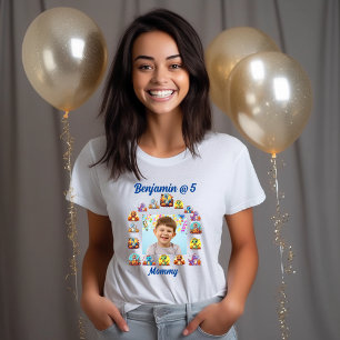 Mamma T shirt Barns födelsedag Baby Dinosaur Theme
