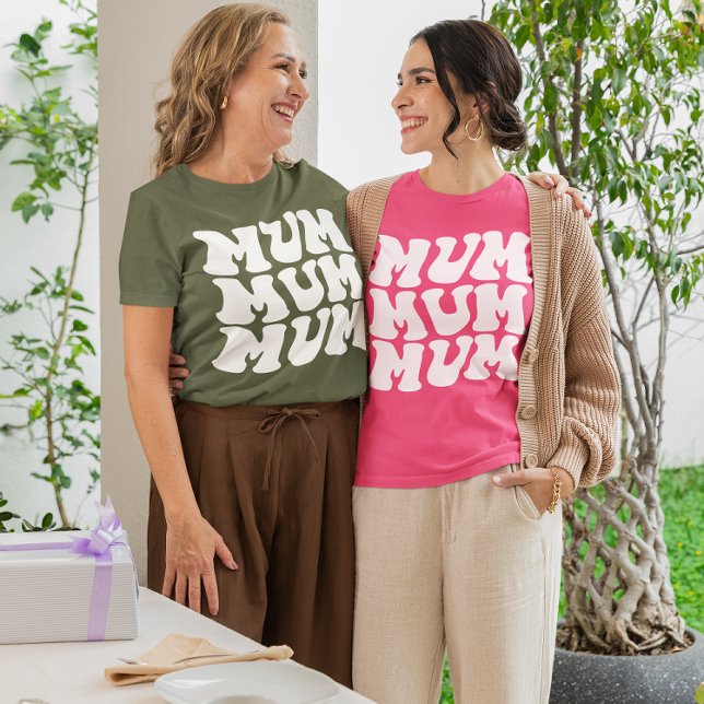 Mamma T-shirt för Kvinnor – Retropresent till Mors (best mom ever shirt, mum shirt, retro mom shirt, vintage mum tee, mother’s day gift, birthday gift)