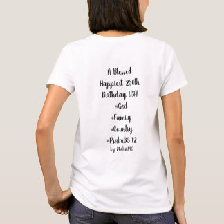 mamma T-shirt Glad 250-årsdag USA!