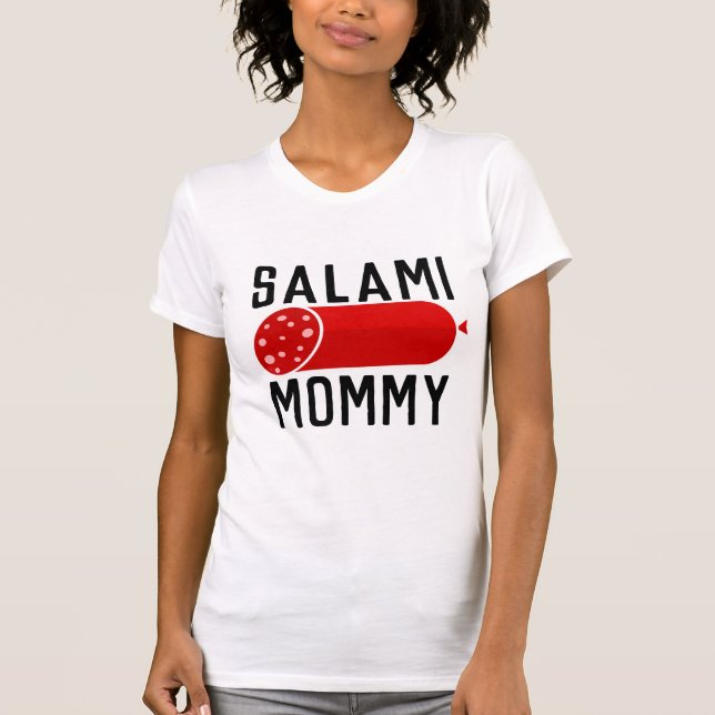 MAMMA T-SHIRTS, SALAMI MAMMA TEES T SHIRT (Framsida)