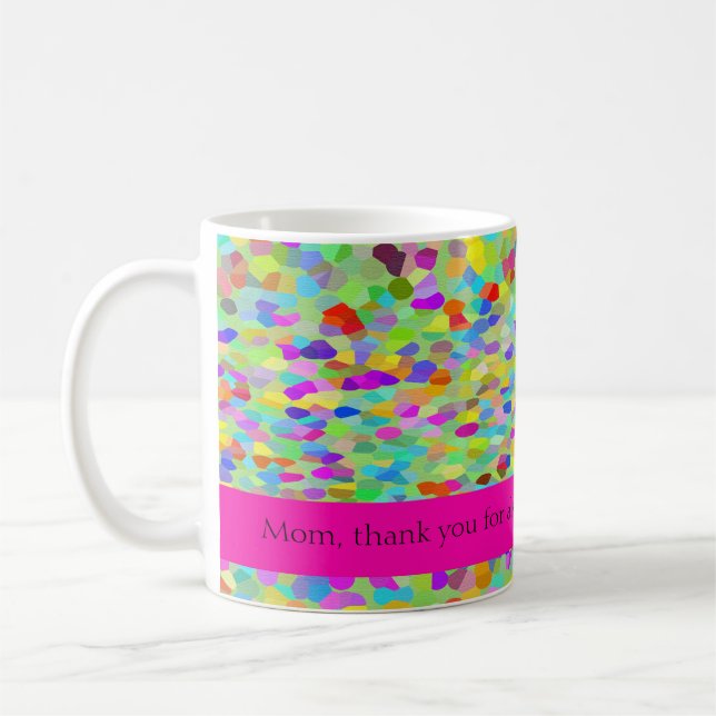 Mamma, Tack för att du alltid varit där. I Kärlek  Kaffemugg (Vänster)