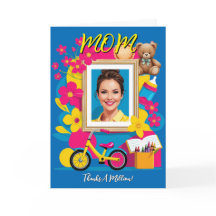 "MAMMA tackar en miljon!" Mors dag-kort