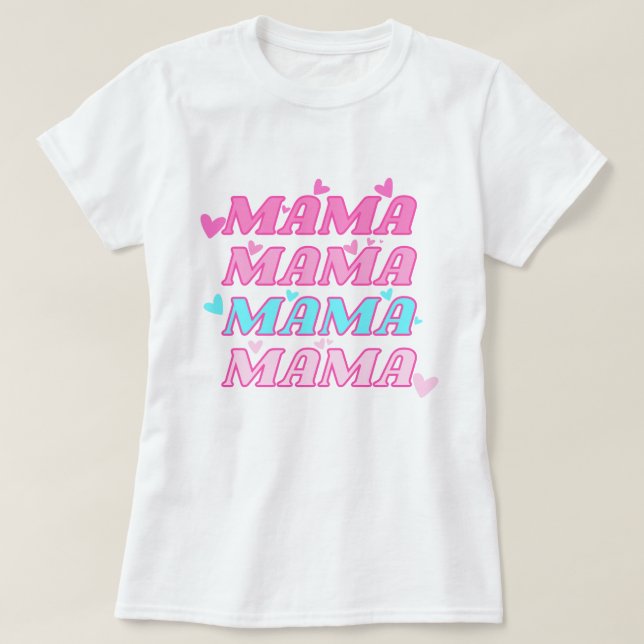 Mamma Tacksägelse till Mödrar T Shirt (Design framsida)