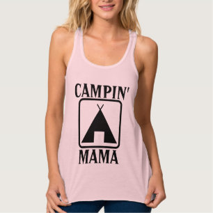 MAMMA TÄLT CAMPING T-Shirts Linne Med Racerback