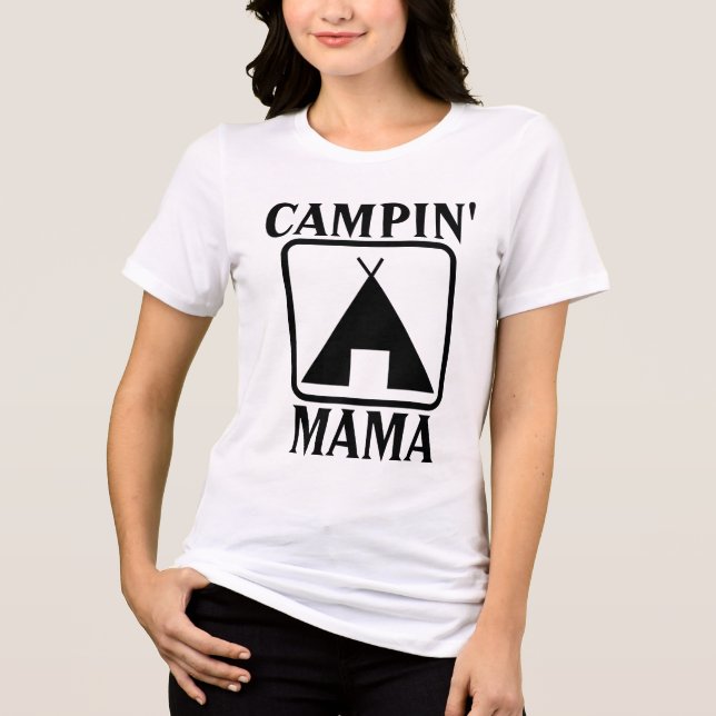 MAMMA TÄLTCAMPING T-Shirts (Framsida)