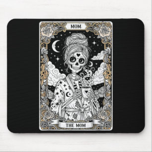 Mamma tarotkort skelett vintage gotisk mor musmatta