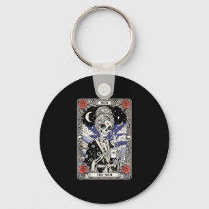 Mamma tarotkort skelett vintage gotisk mor nyckelring