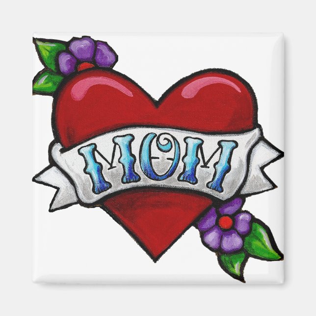 Mamma Tattoo Magnet (Framsidan)