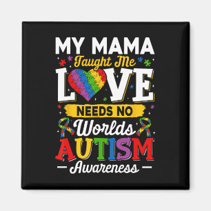 Mamma Taught Me Kärlek behöver ingen Ord-funny aut Magnet