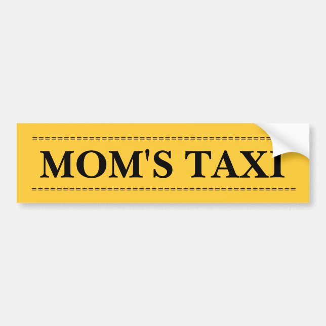 MAMMA TAXI BILDEKAL (Framsidan)
