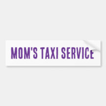 Mamma TAXI Service-stötfångare